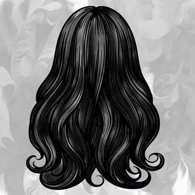 long realistic hair