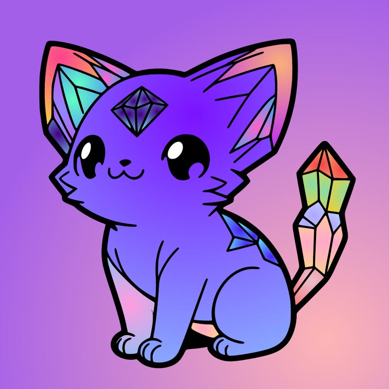 crystal kitten