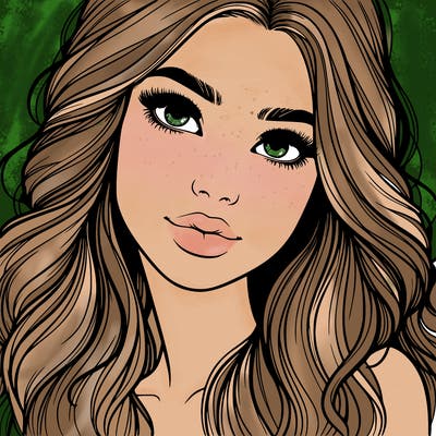 beautiful realistic girl