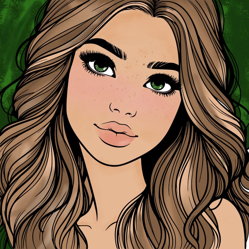 beautiful realistic girl