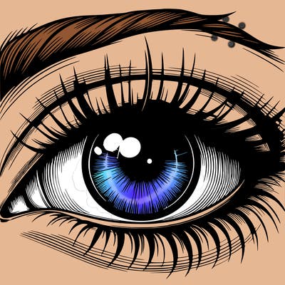 realistic eye