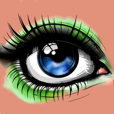 realistic eye