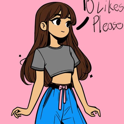 girl in a cute crop top