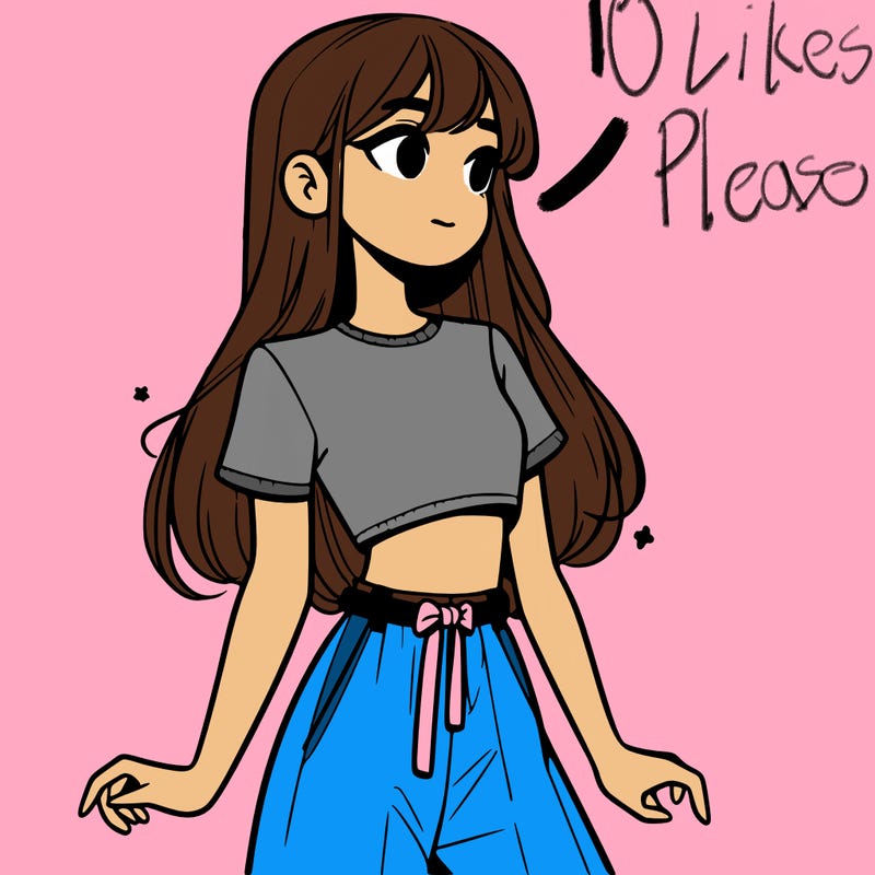 girl in a cute crop top