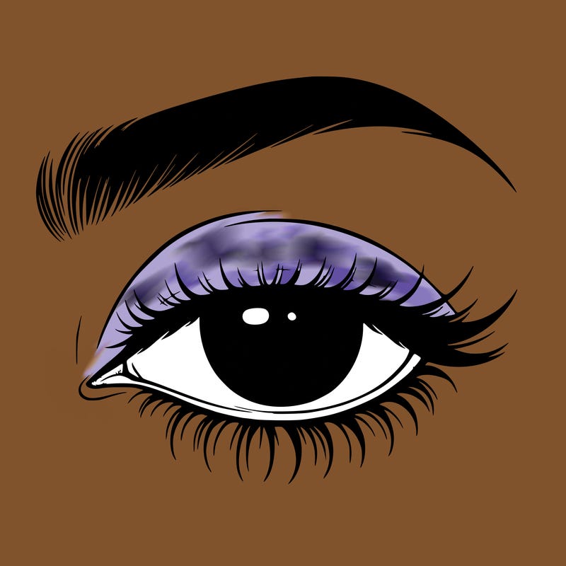 eye closed realistic