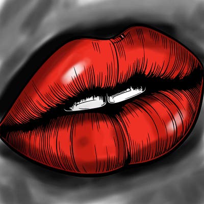 realistic lips