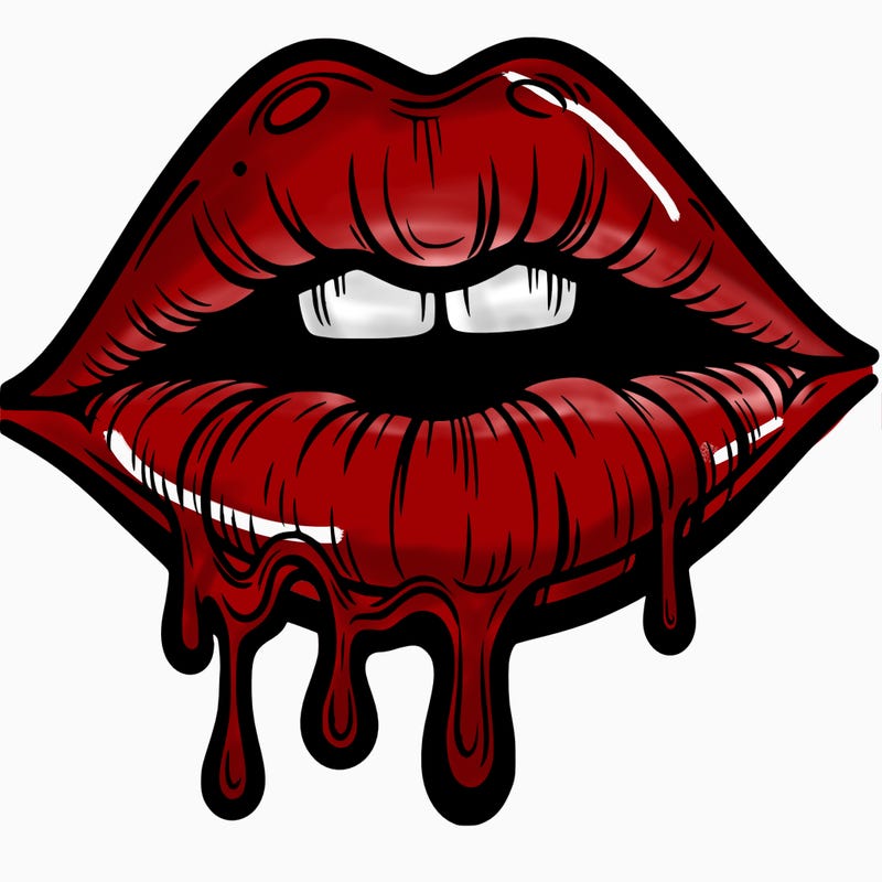 lips that look realistic and drip