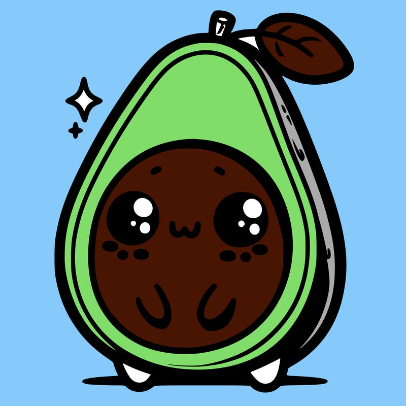 cute avocado