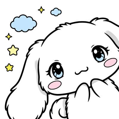 anime cinnamoroll cute fluffy
