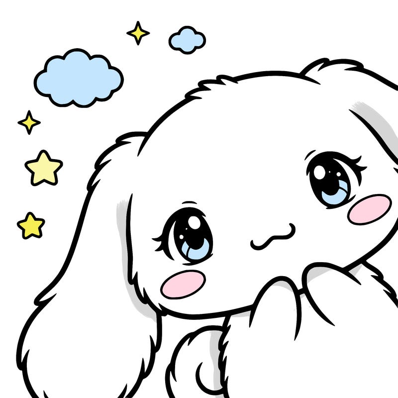 anime cinnamoroll cute fluffy