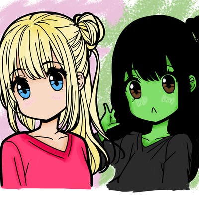 manga character girl