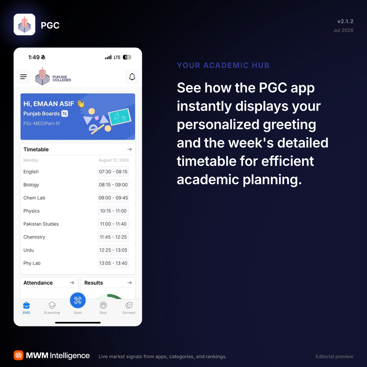 PGC - Education App | MWM