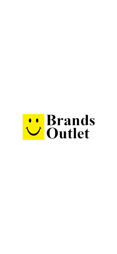 Brands Outlet - Shopping App - Brands Outlet shopping app logo with a yellow smiley face icon