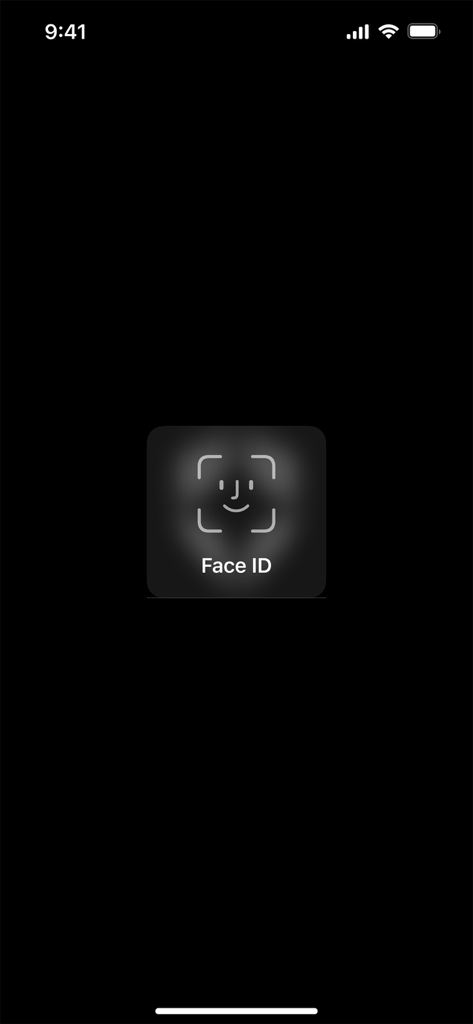 Auth0 Guardian - Face ID authentication prompt in Auth0 Guardian app