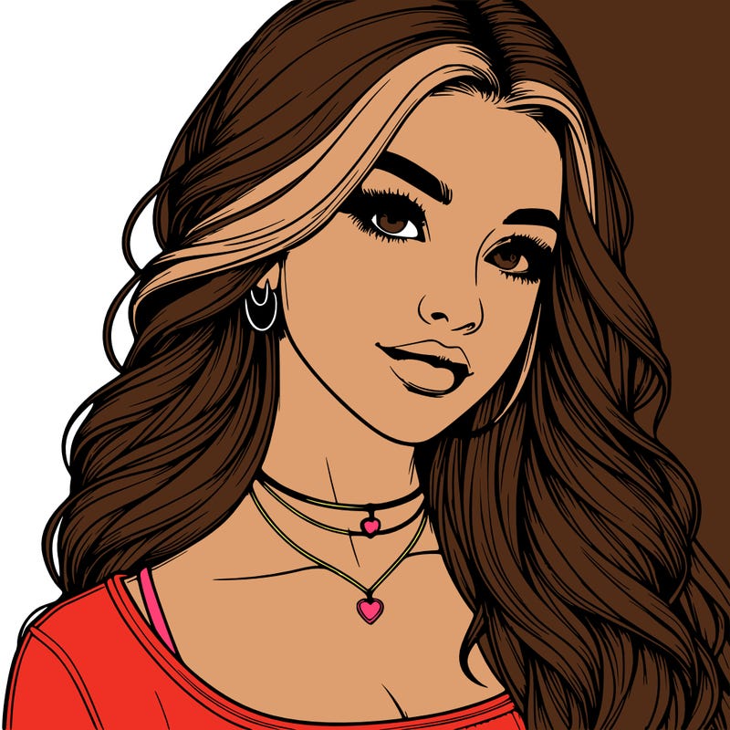detailed realistic girl