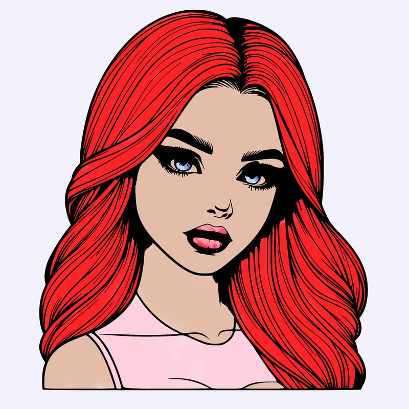 realistic girl.