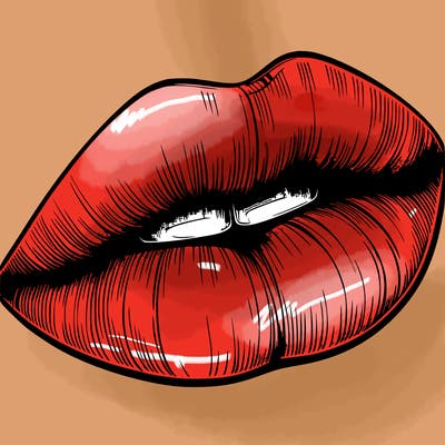 realistic lips