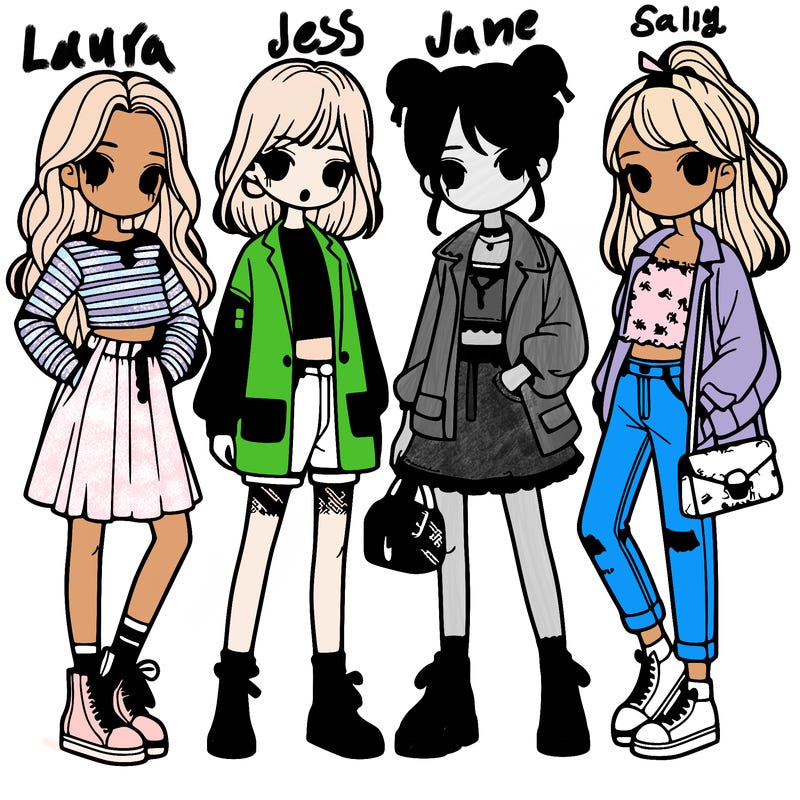girls with fashion