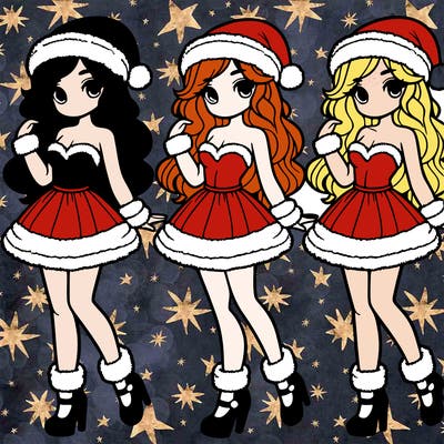 santa girl