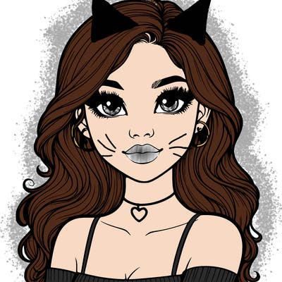 realistic pretty girl