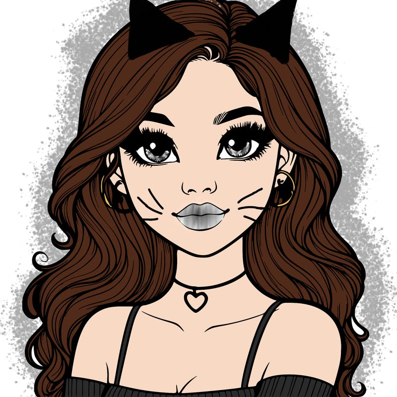 realistic pretty girl