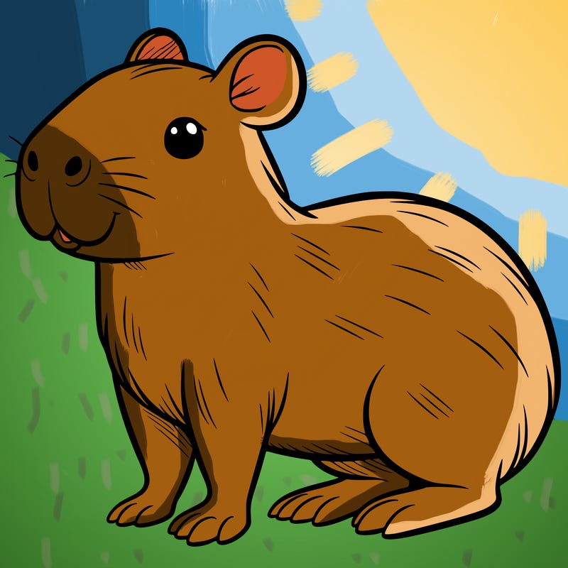 cute capybara