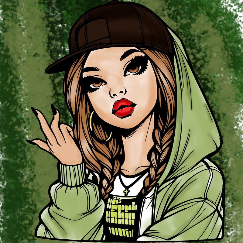 realistic hip hop girl