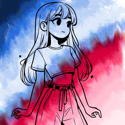 girl in a cute crop top