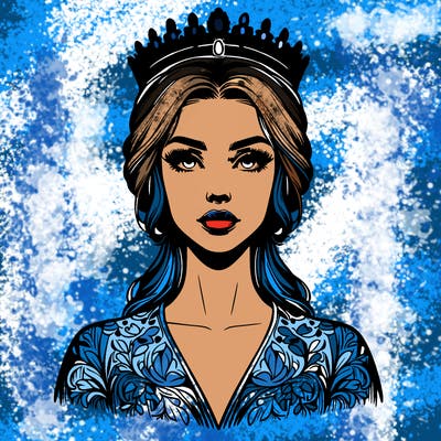 realistic beautiful queen