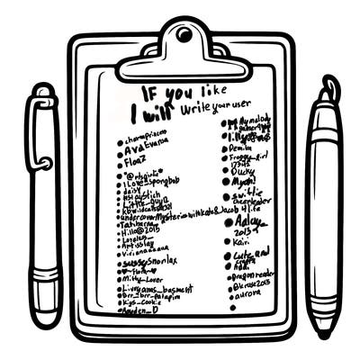 blank clip board with pen