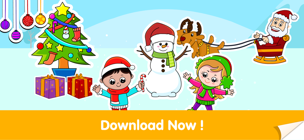 Adesivi a tema natalizio con Babbo Natale, pupazzo di neve e albero decorato per giochi educativi per bambini