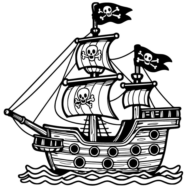 a pirate ship