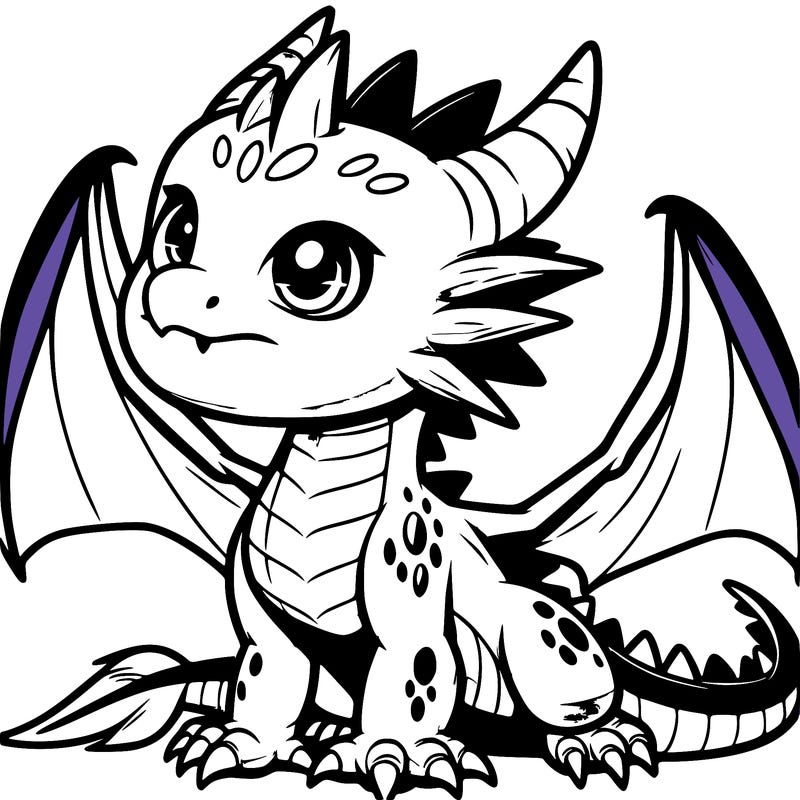 fierce baby night dragon