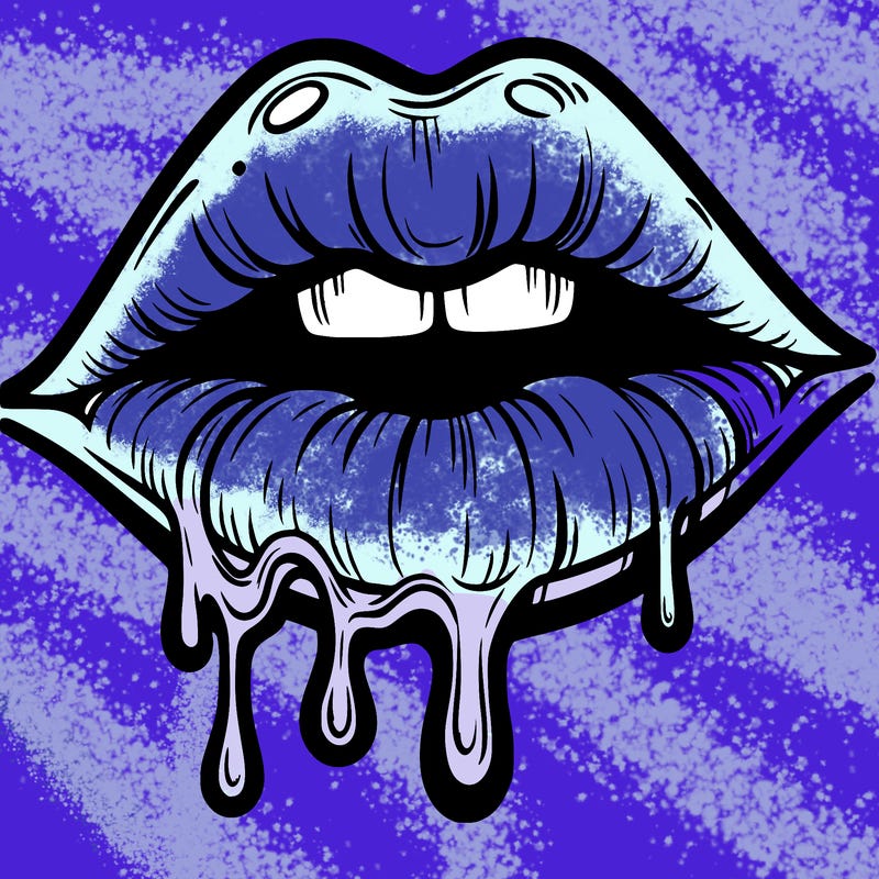 lips that look realistic and drip