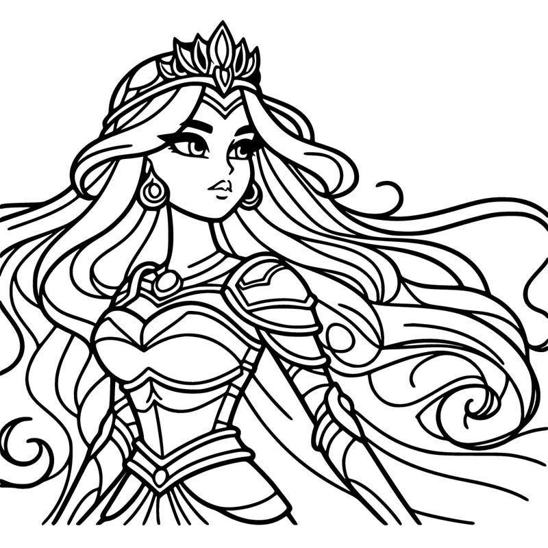 beautiful warrior queen