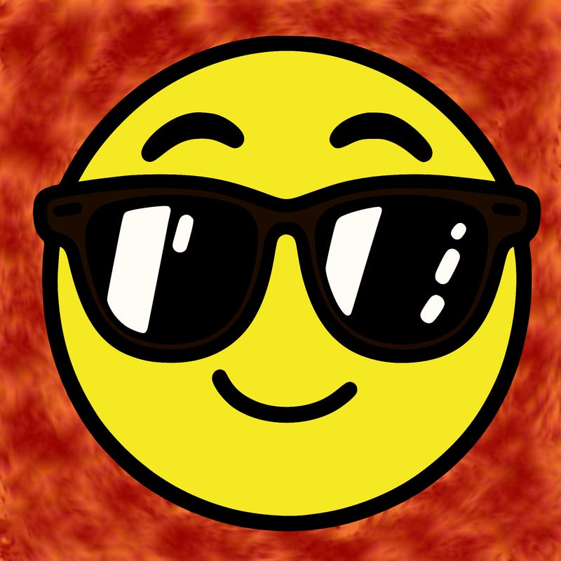 emoji with sunglasses