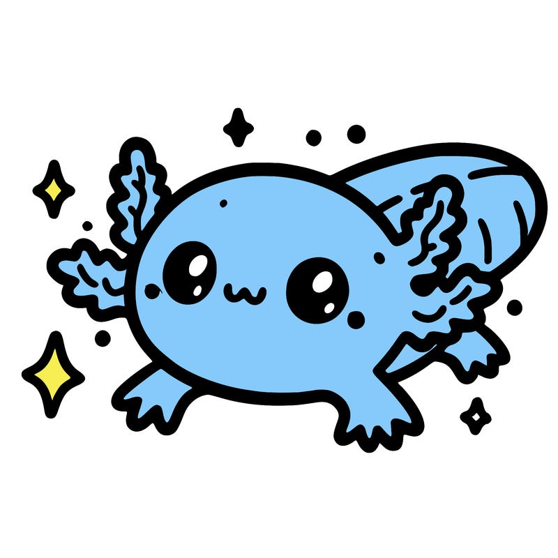 cute axolotl