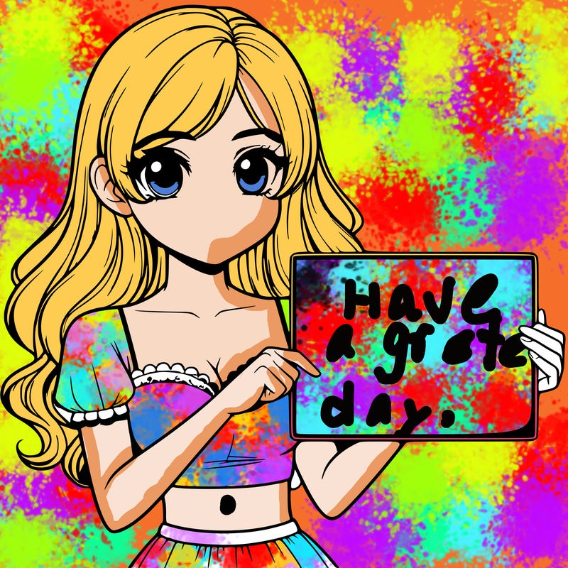 realistic pretty girl holding blank sign