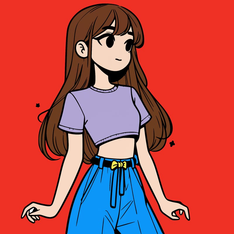 girl in a cute crop top