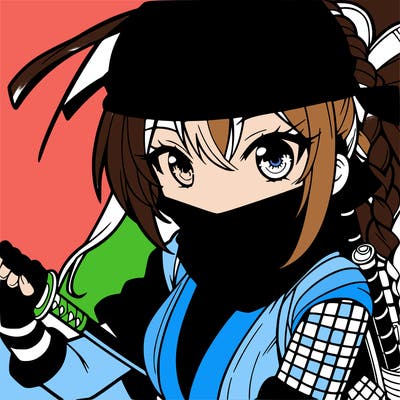 manga girl ninja