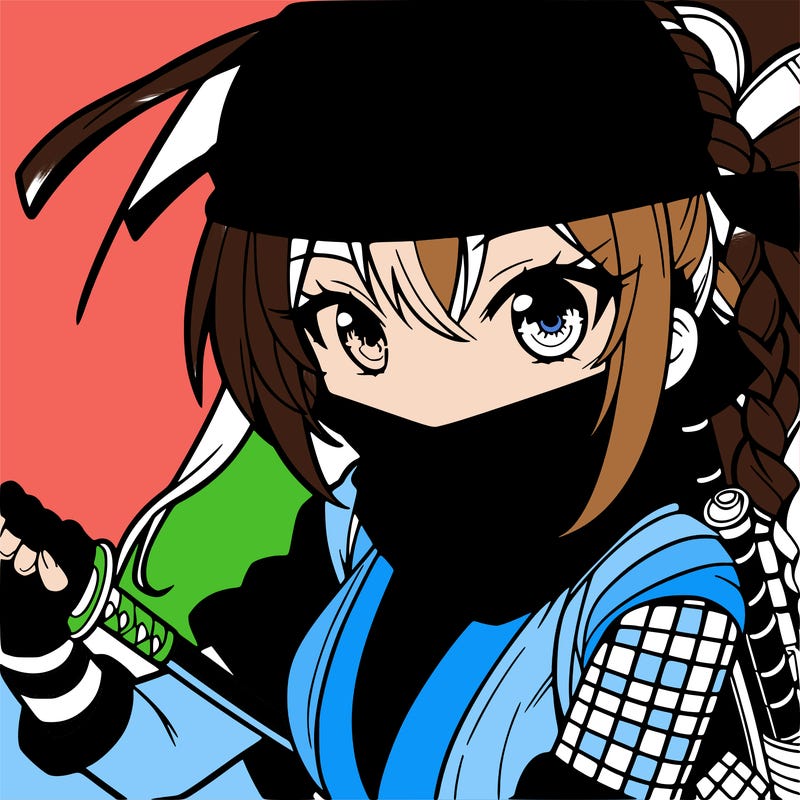 manga girl ninja