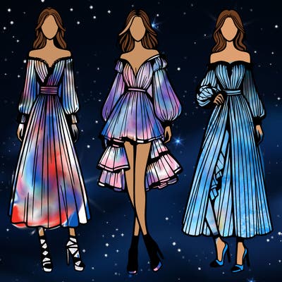 fashion models dresses