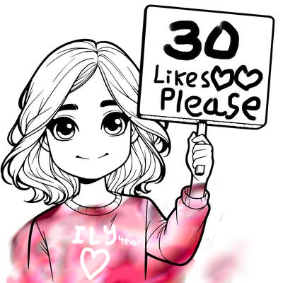 realistic girl holding up a sign