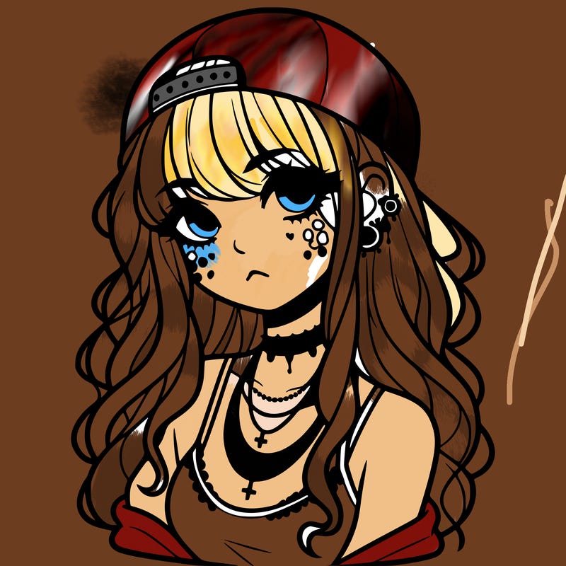 scene girl aesthetic