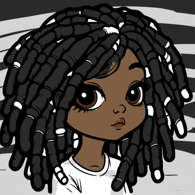 dread hair girl
