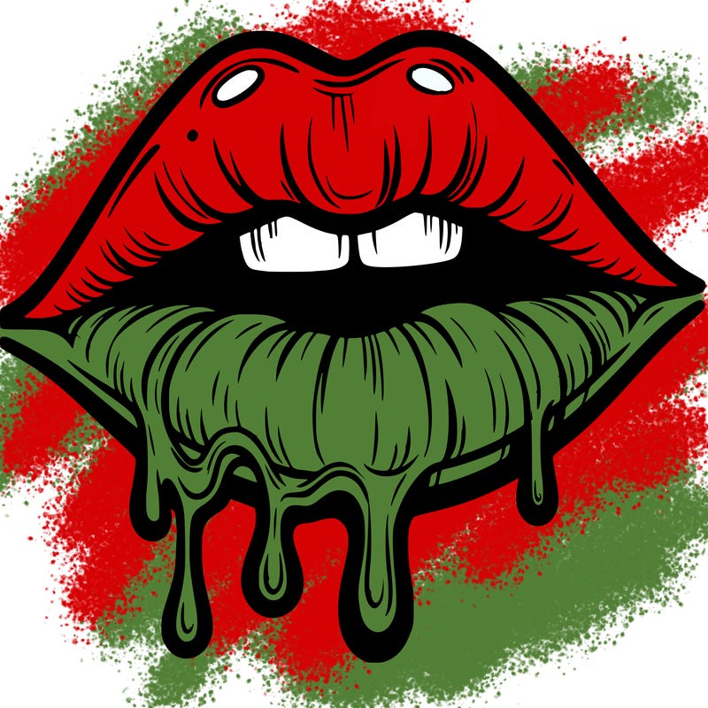 lips that look realistic and drip