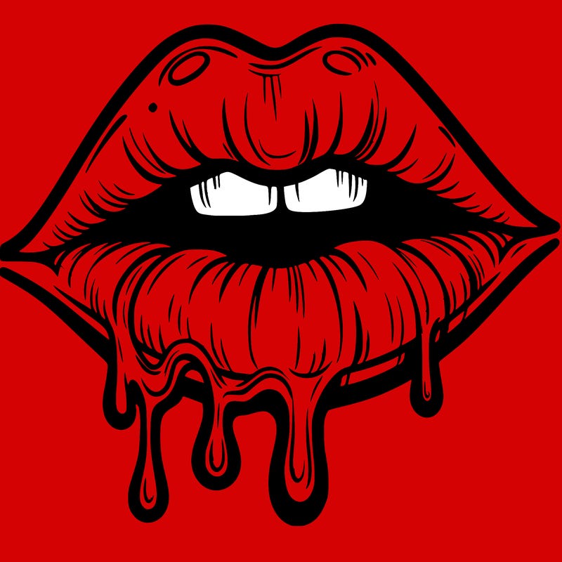 lips that look realistic and drip