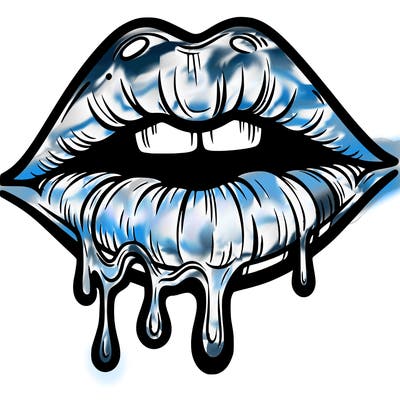 lips that look realistic and drip