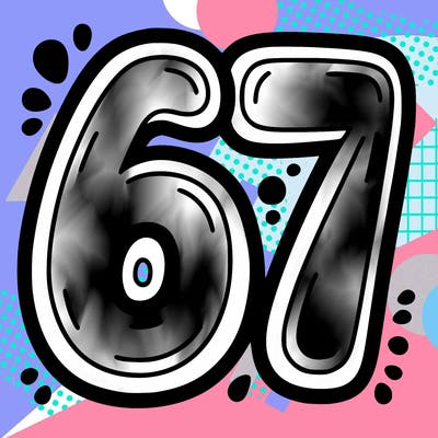 the number 67