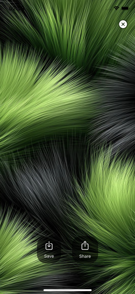 Eine hochauflösende ästhetische Hintergrundvorschau mit grüner und schwarzer Fasertextur.